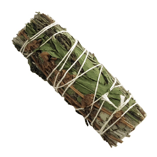 Atado de Salvia Blanca con 7 Hierbas – 7 Potencias – 10 cm