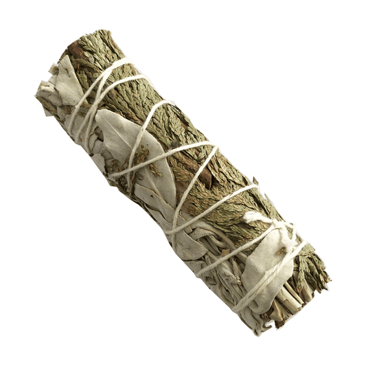 Atado de Salvia Blanca con Cedro – 10 cm