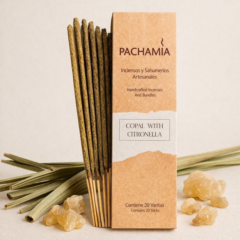 Incienso de Copal con Citronela Pachamia
