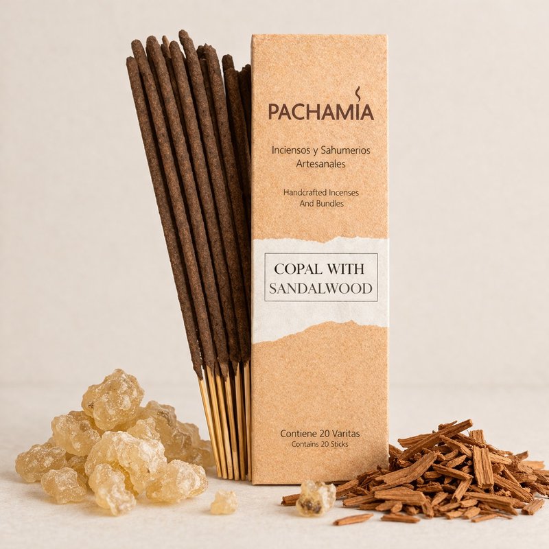 Incienso de Copal con Sándalo Pachamia