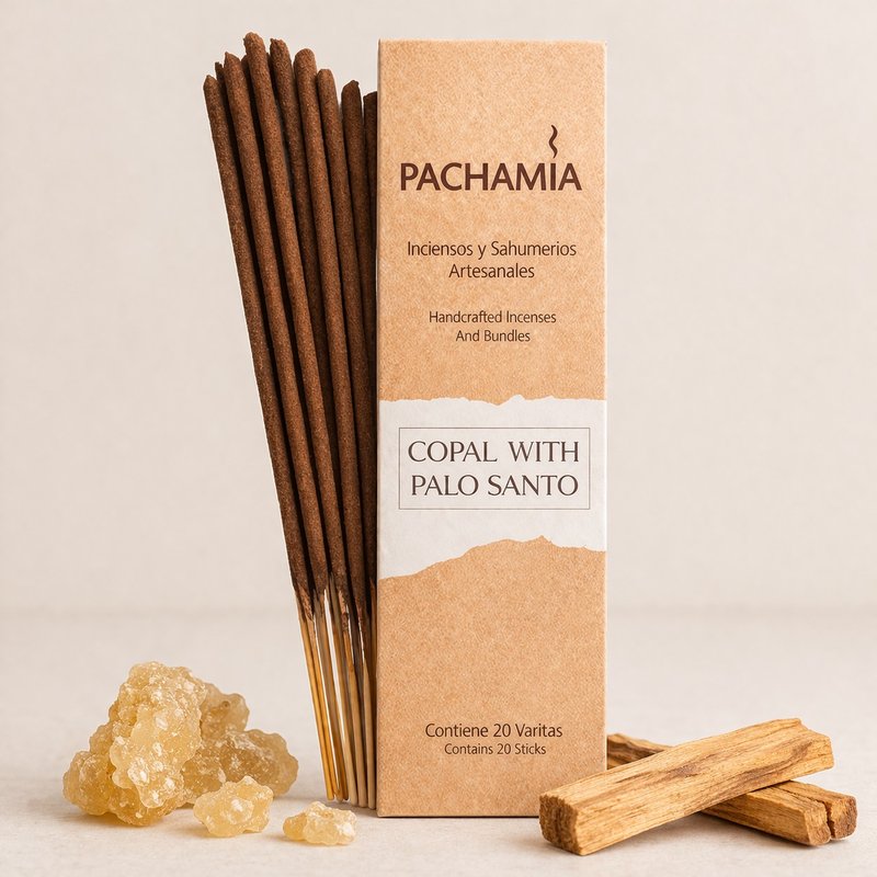 Incienso de Copal con Palo Santo Pachamia