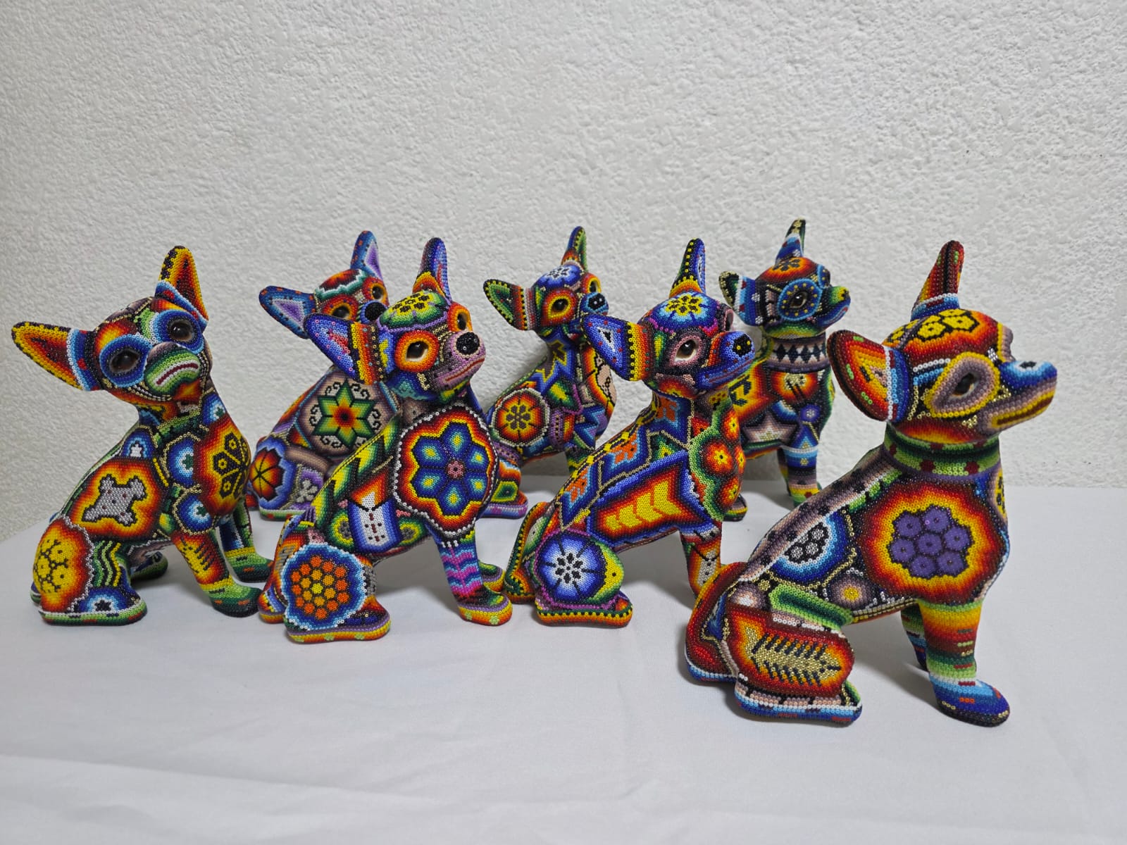 Chihuahua Huichol en chaquira